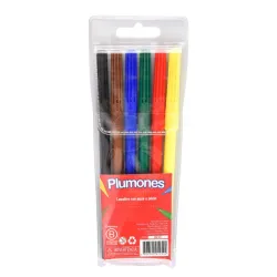 Set de 6 plumones irresistibles