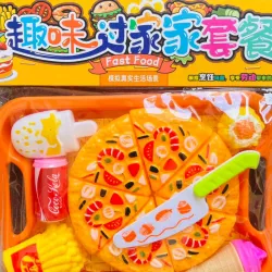 🍕🎉 Set de Merienda con Bandeja y Pizza 🎉🍕