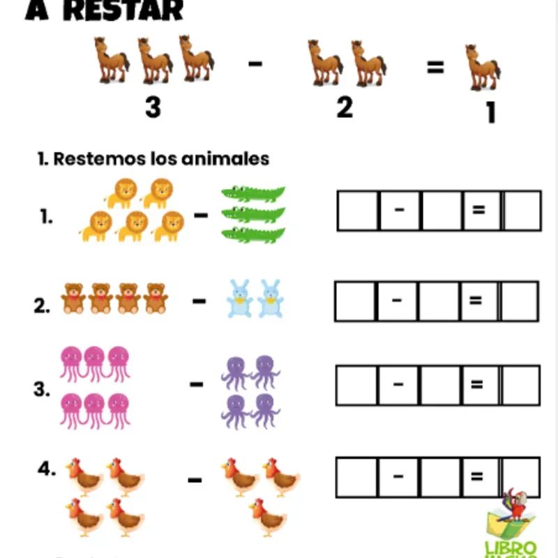 "¡Vamos a practicar la resta! ➖🧮"