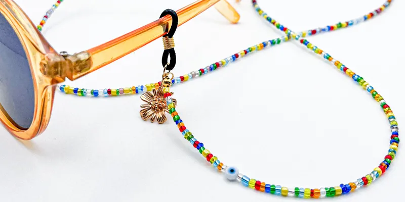 Colgante para gafas de cuentas 