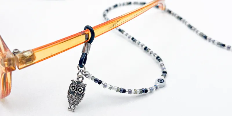 Colgante para gafas de cuentas 
