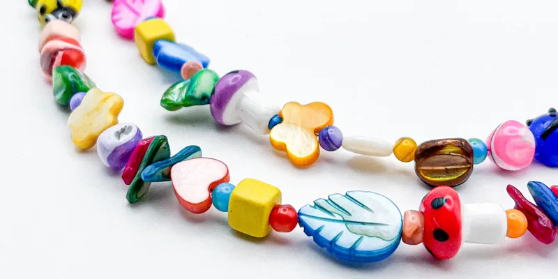 Collar con entrepiezas de nácar ☀️🏖️