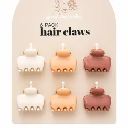 Pack de 6 pinzas pequeñas para el pelo