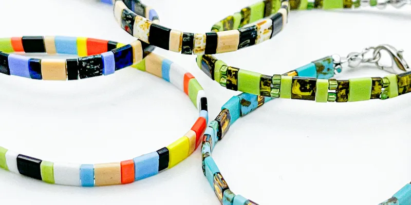 Pulsera de cuentas tila 