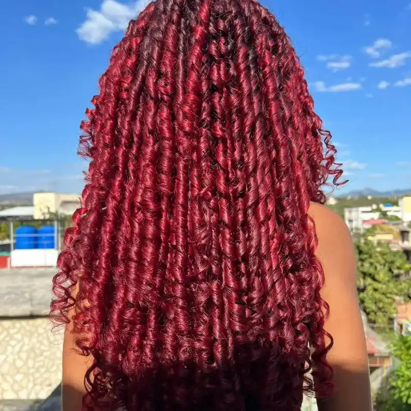 Rizos en cabello Rojo ❤️ Lacio‼️