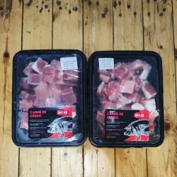 Carne de cerdo troceada "Jacas"