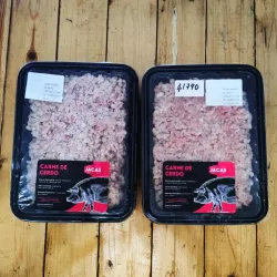 Carne molida de cerdo "Jacas"