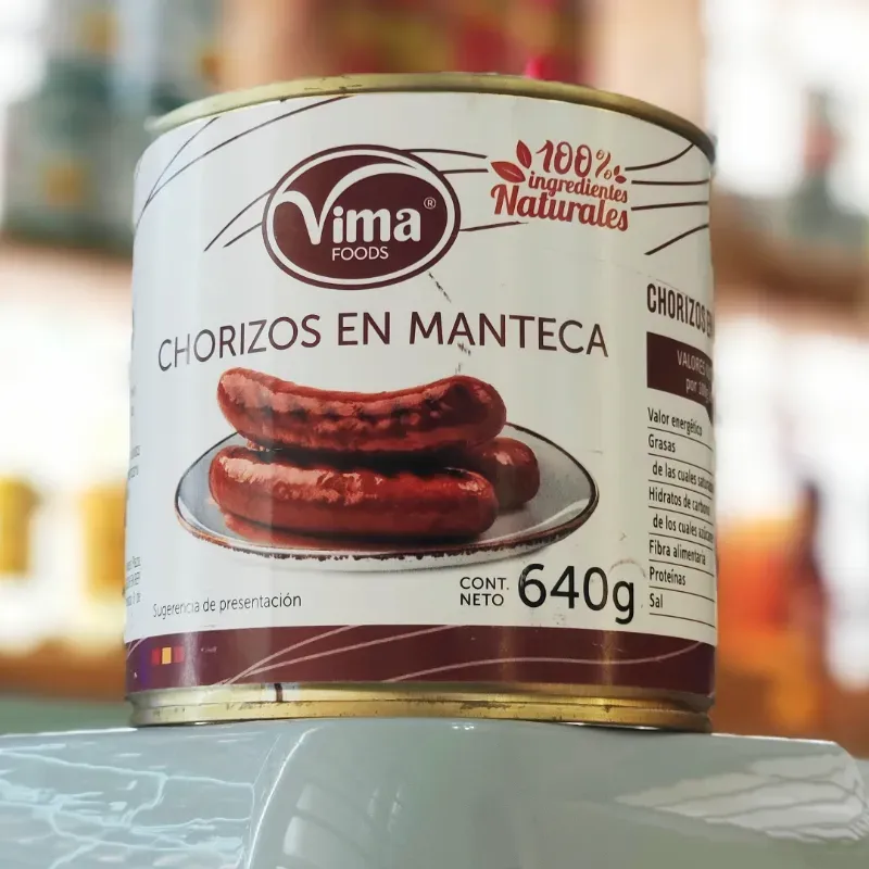 Chorizos en Manteca "Vima"