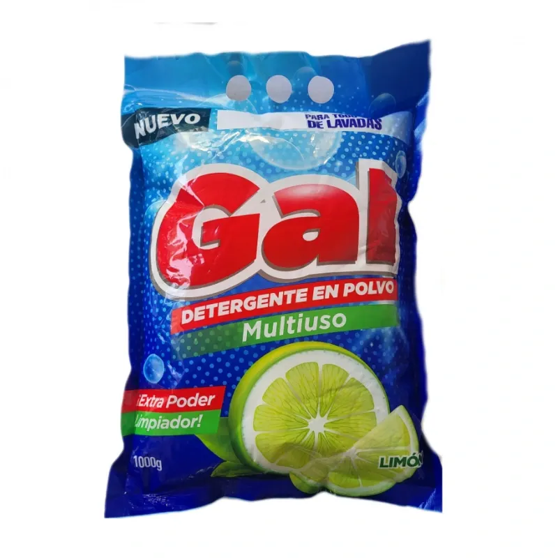 Detergente en polvo marca Gal