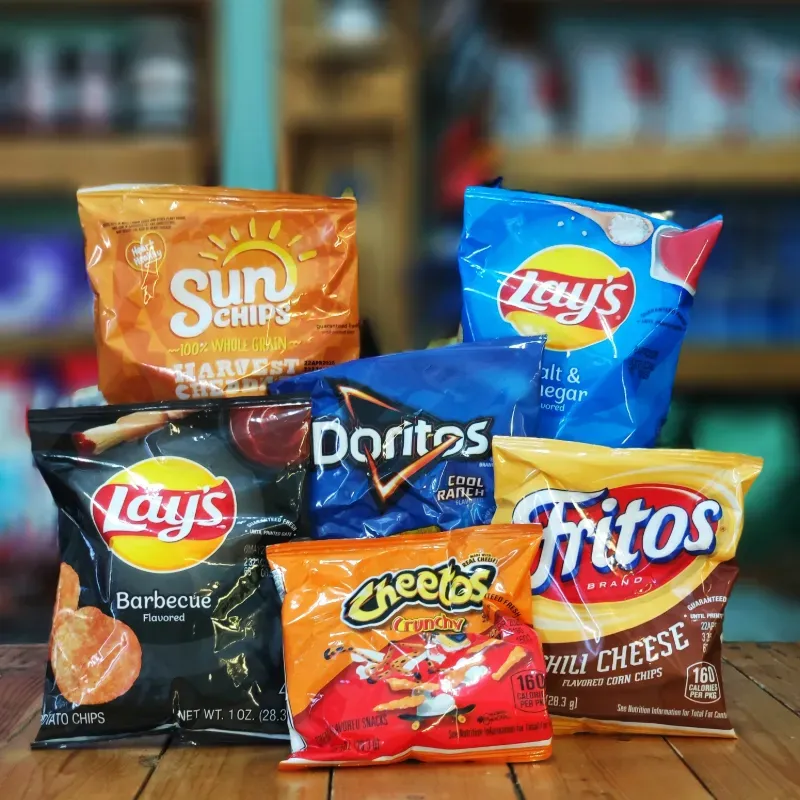 Papitas Lays, Doritos,etc.