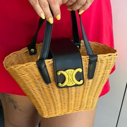 Bolsa Celine Verano de Mimbre