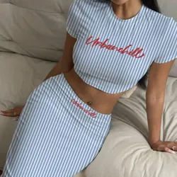 Conjunto falda y tops