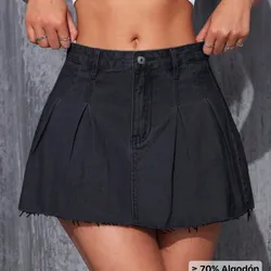 Falda Mezclilla Negra🖤