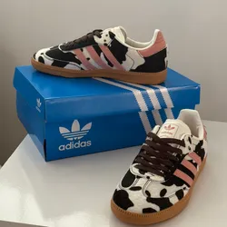 Tenis Adidas Samba OG Cow Print Rosa