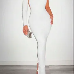 Vestido Blanco Elegante 🤍