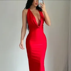 Vestido escote profundo ❤️