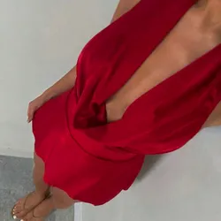 Vestido Mini Sexy Rojo