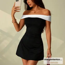 Vestido negro 🖤🤍