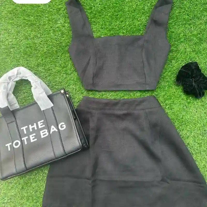 Conjunto de Falda en Lino🖤