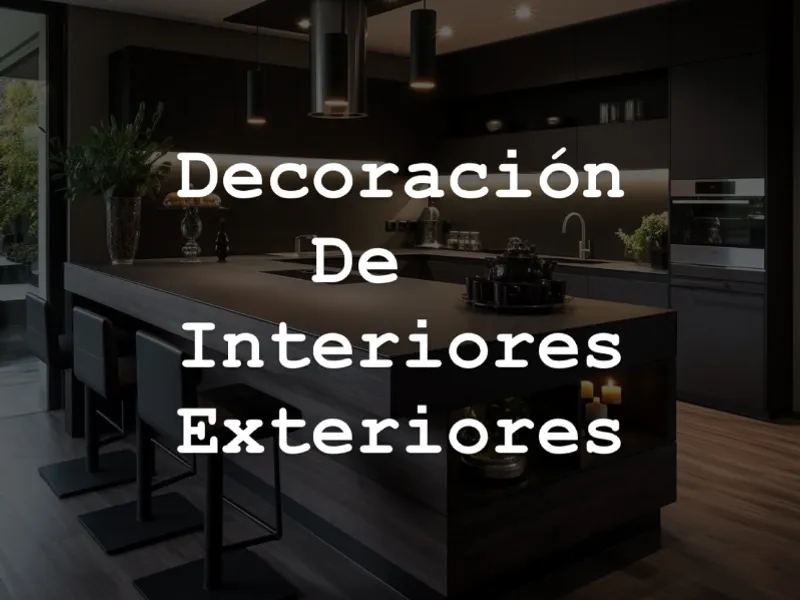 Decoración de interiores 🪞🖼️🎍y Exteriores 🌲 🛋️ 