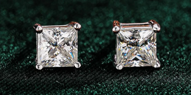 ✨ Pendientes de Plata con Moissanita ✨