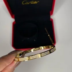 ✨Pulsera Rígida De Cartier con Brillantes 
