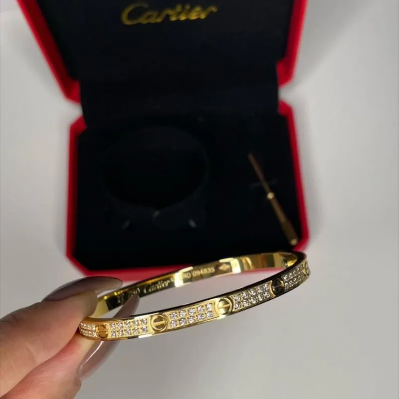 ✨Pulsera Rígida De Cartier con Brillantes 