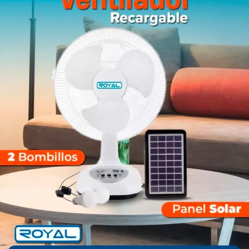 Ventilador Recargable 12”