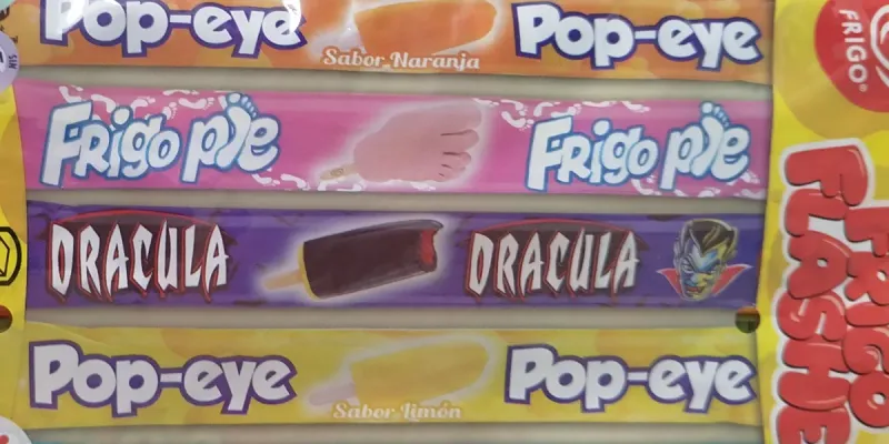 Helados Frigo Tiburón y Frigo Pie Helados de Agua con Formas ¡Divertidos!