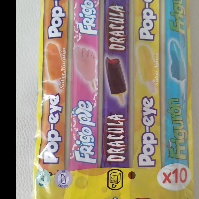 Helados Frigo Tiburón y Frigo Pie Helados de Agua con Formas ¡Divertidos!