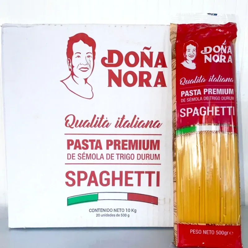 Spaghetti Doña Nora 500g | Pasta Italiana de Calidad | ¡Sabor Auténtico!