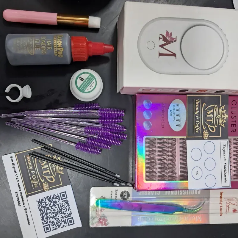 Kit de extensiones de Pestañas de punto