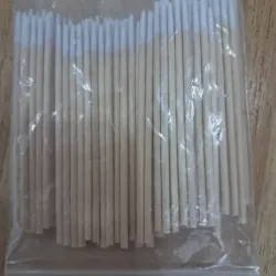 Palillos con punta de algodon