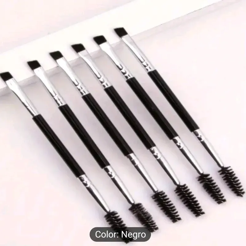Pincel doble para aplicar cejas