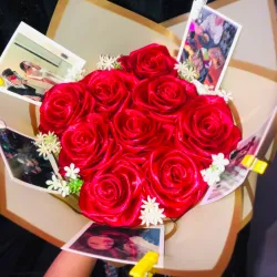10 rosas
