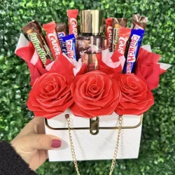 Cartera de rosas