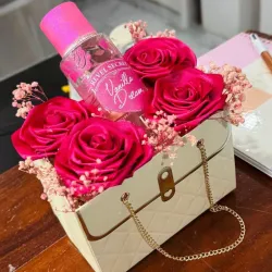 Cartera de rosas