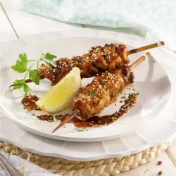 Brochetas a la Miel