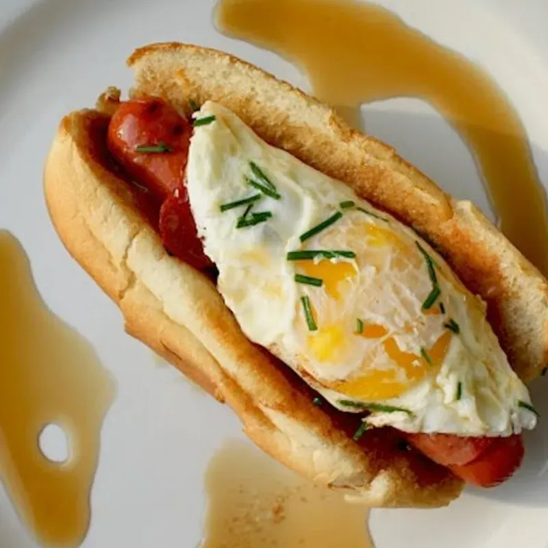 Hot Dog con Huevo