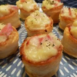 Tostones Rellenos de Jamón y Queso