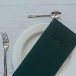 Carta para vinos y bebidas.