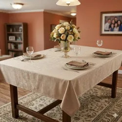 Juego de mantel con servilletas.