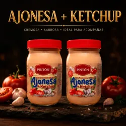 Ajonesa + Ketchup Pintón 14 oz