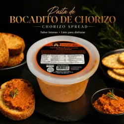 Pasta de Bocadito de Chorizo Golden Hog 1 lb