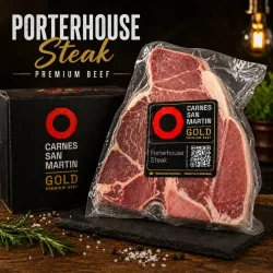 Porterhouse Steak Carnes San Martin Gold  (1.45-1.70 Libra Promedio)