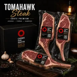 Tomahawk Steak  ($8.99 la Libra)  Carnes San Martin Gold  (2.60 Libras)