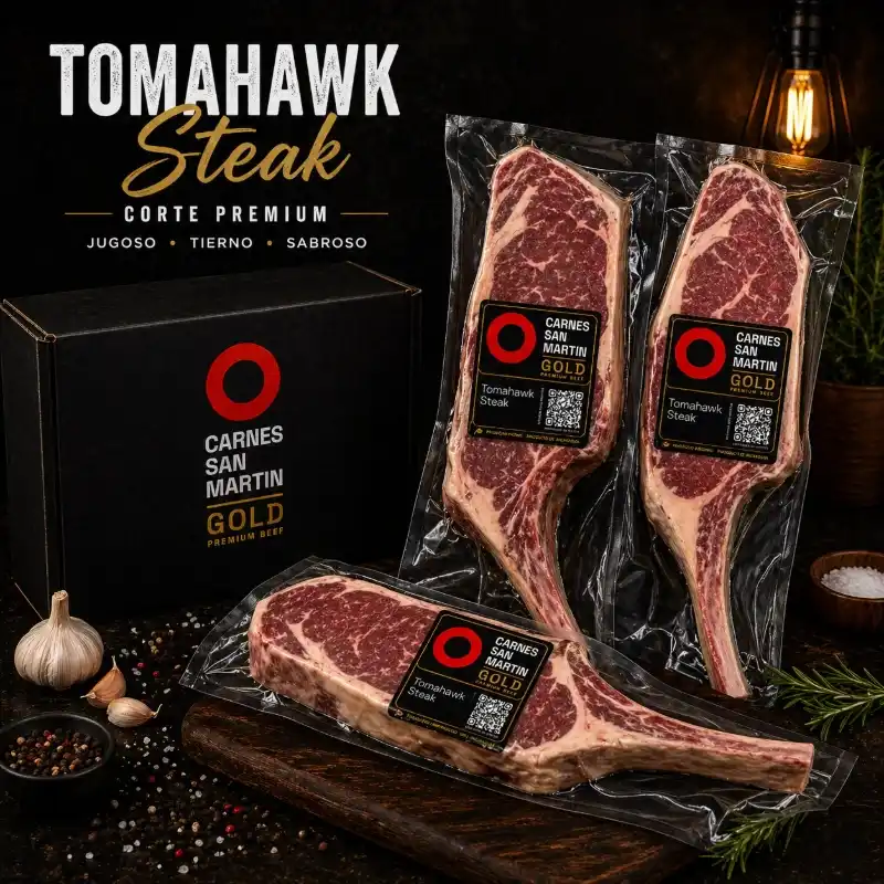 Tomahawk Steak ($8.99 la Libra) Carnes San Martin Gold (2.75 Libras)