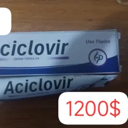 Aciclovir Tubo con 15 gramos 