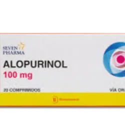 Alopurinol de 100 mg de 10 Tabletas 