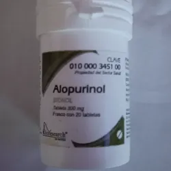 Alopurinol Frasco de 300 mg de 20 Tabletas 